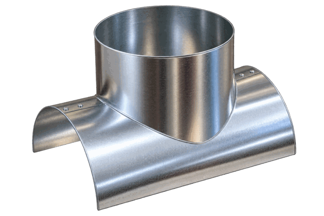 Custom sheet metal saddles fabricated in Fresno, CA